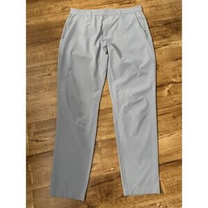 Fabletics Gray Performance Stretch Chino Pants Men's Size 34x34 (Actual 34x32)